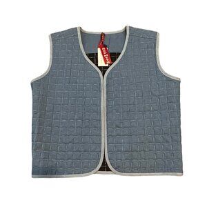 Red Myth Light Denim Blue Vest Size Medium Brand New